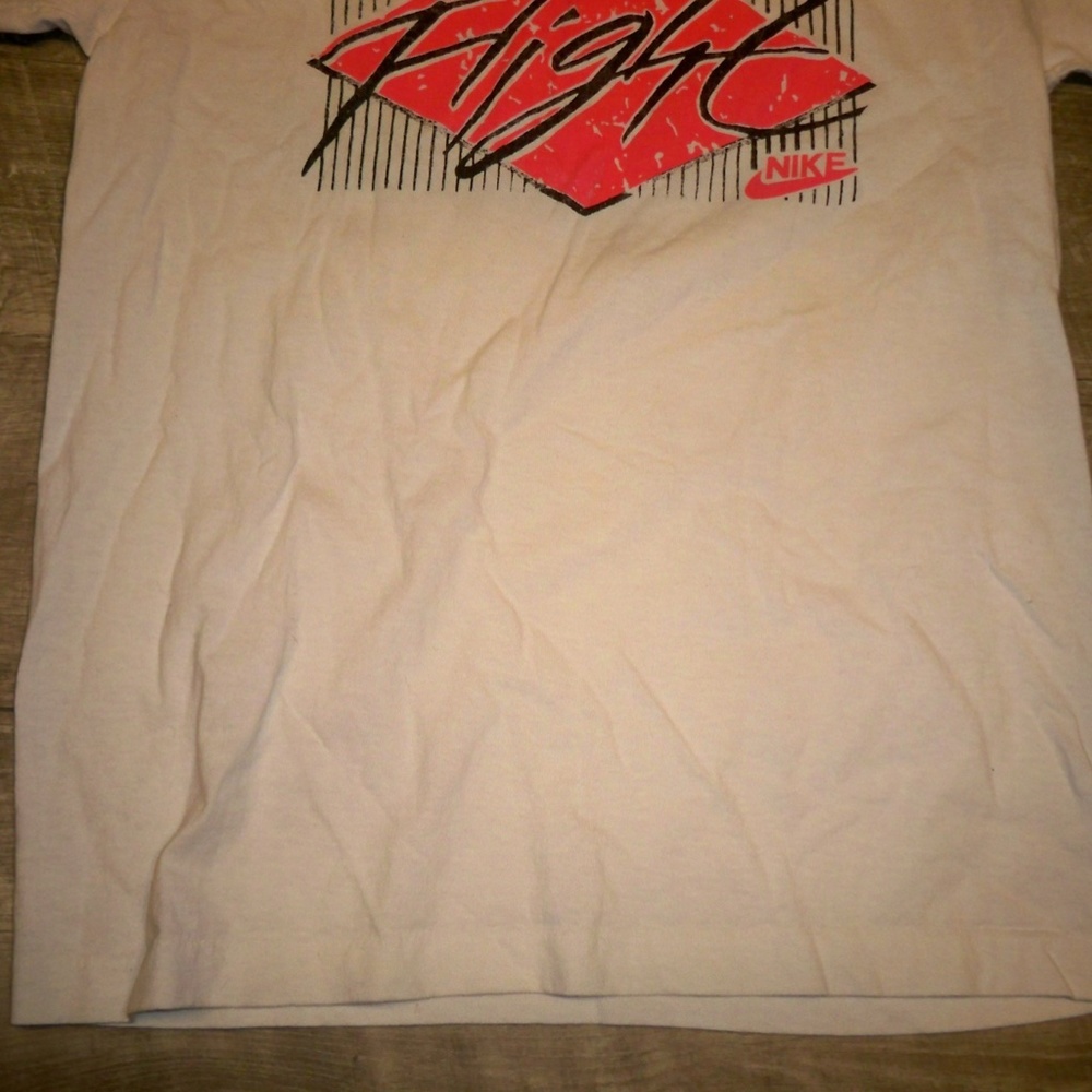 Vtg Nike Air Flight Men's Tshirt Tee White Small - Picture 4 of 9